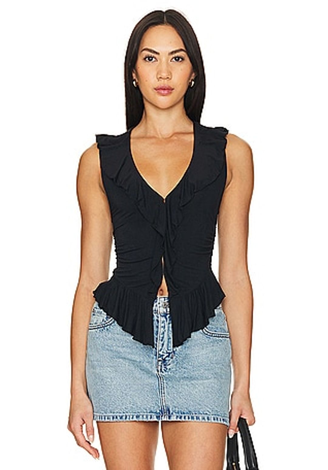 Ruffle Me Away Tank