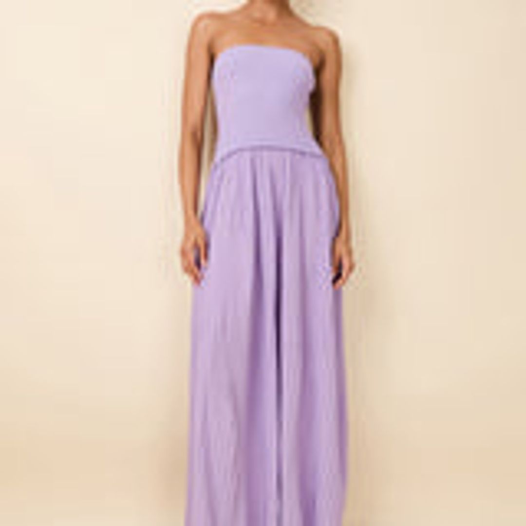 The Strapless Soglio Dress