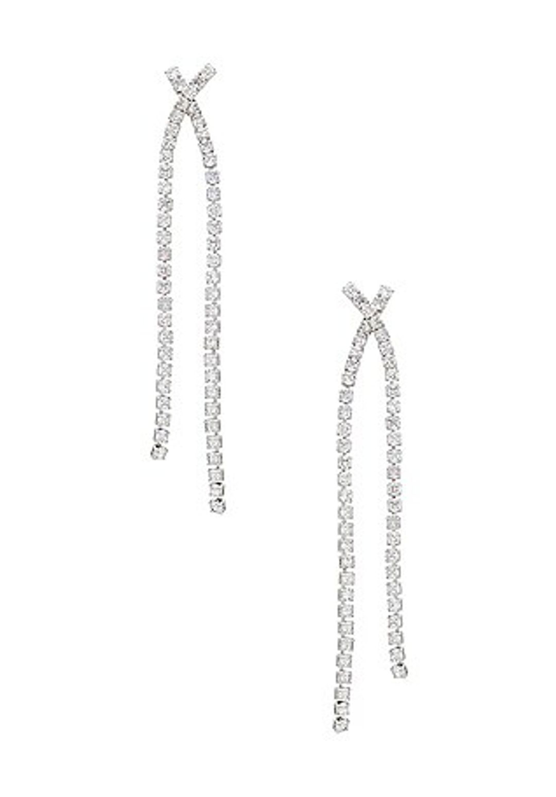 Kriss Kross Drop Earring #4