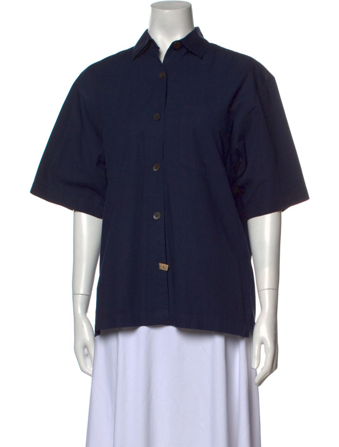 Dries Van Noten Short Sleeve Button-Up Top