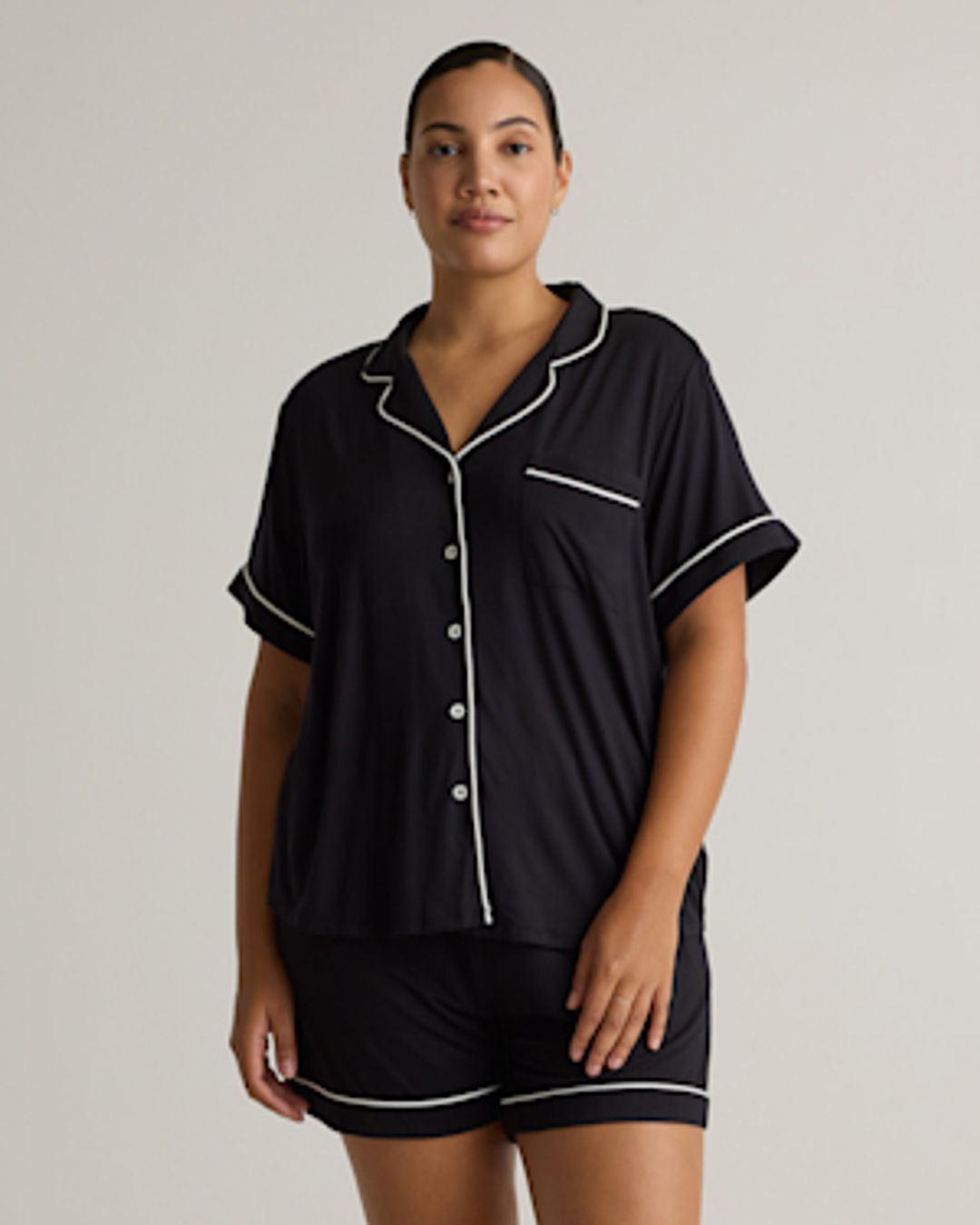 Bamboo Jersey Short Sleeve Pajama Set