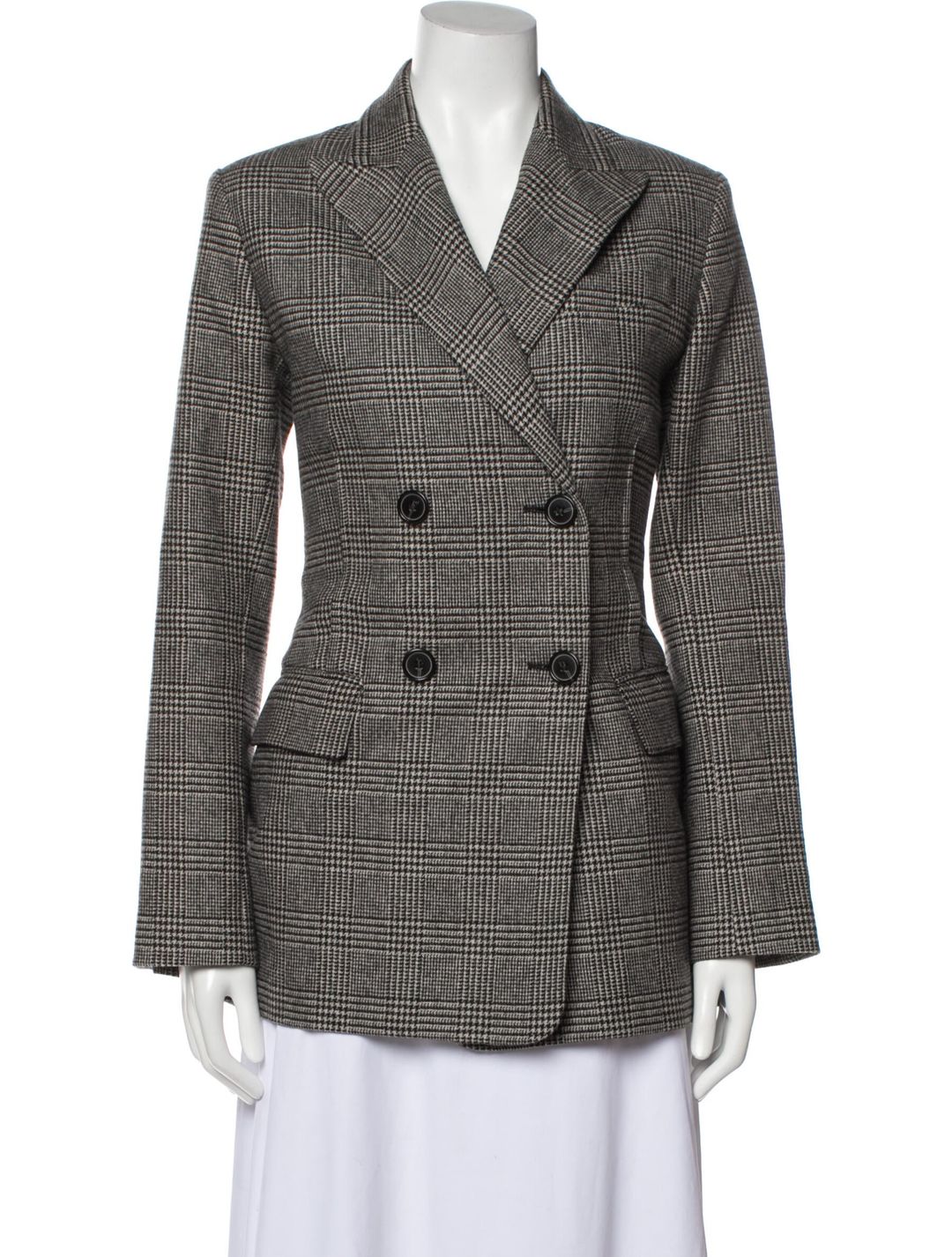 Nili Lotan Houndstooth Print Blazer