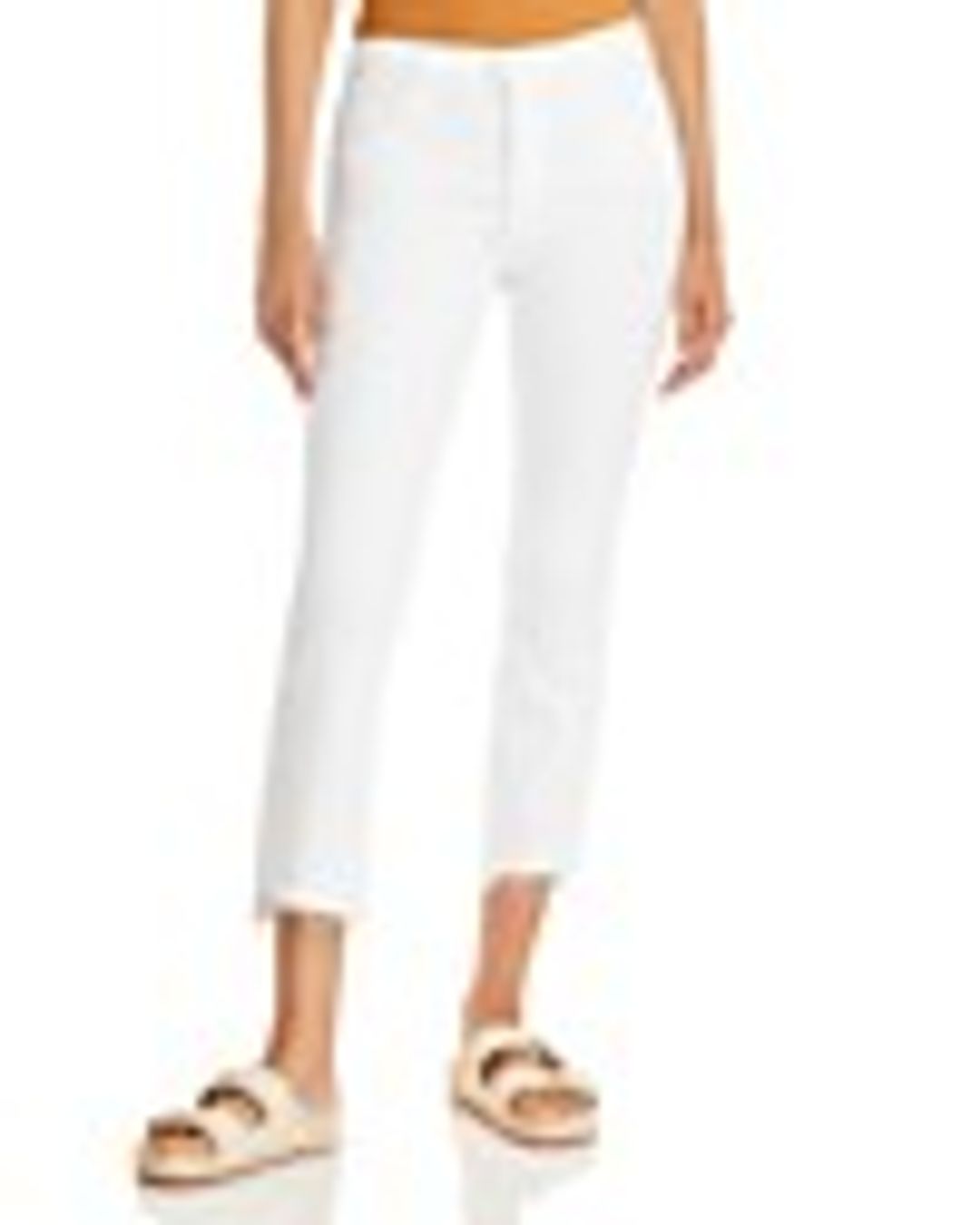 The Insider Crop Step Fray Flared Jeans