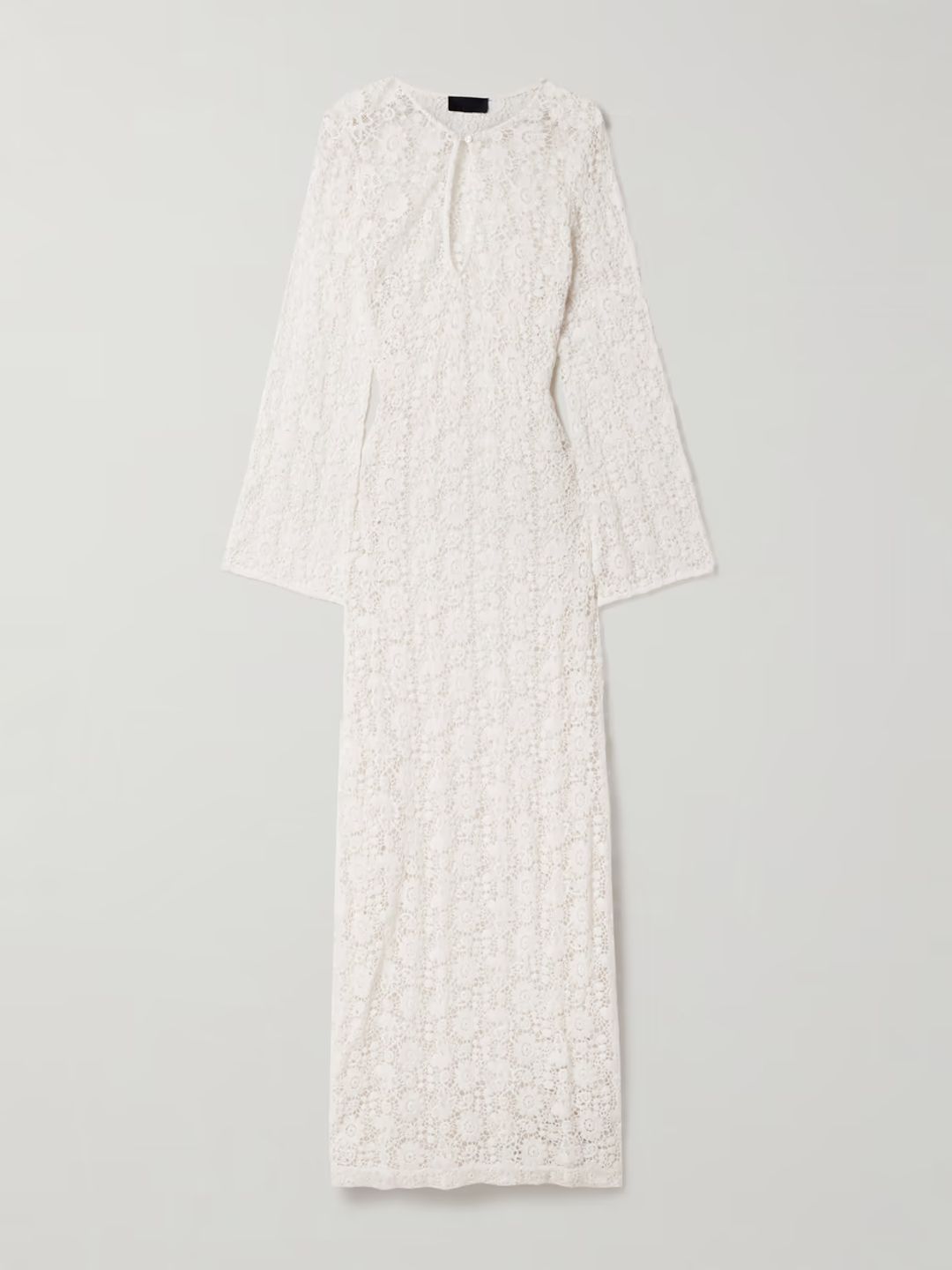 Della crocheted cotton maxi dress