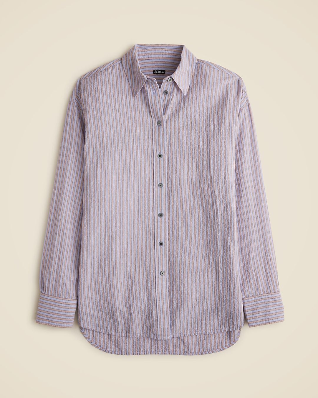 Eacute tienne oversized shirt in textured cotton