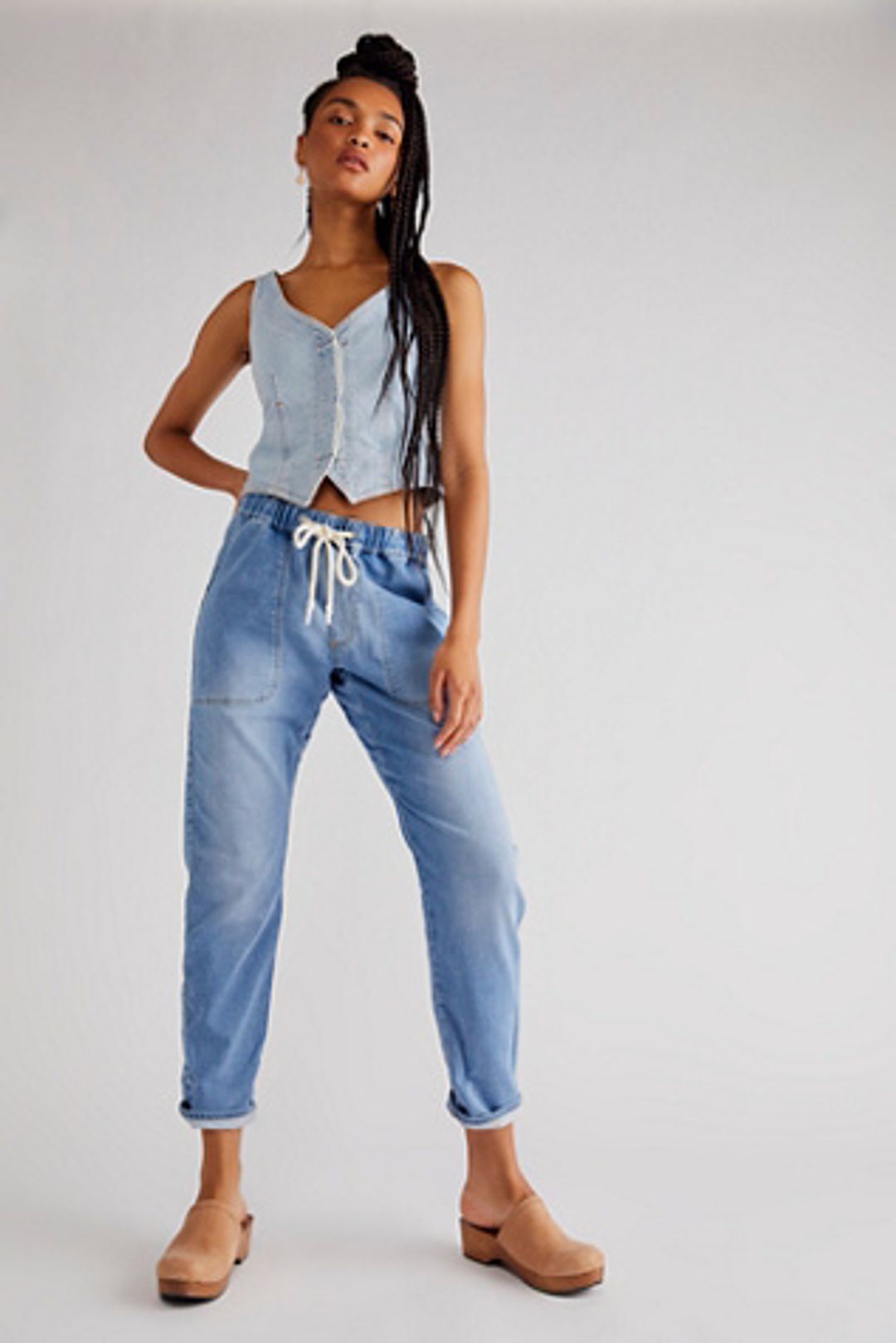 Luxe Stretch Shabbies Boyfriend Jeans