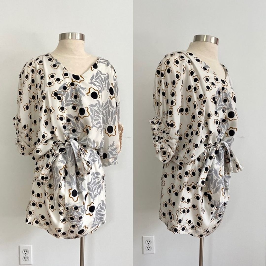 Printed Silk Dress