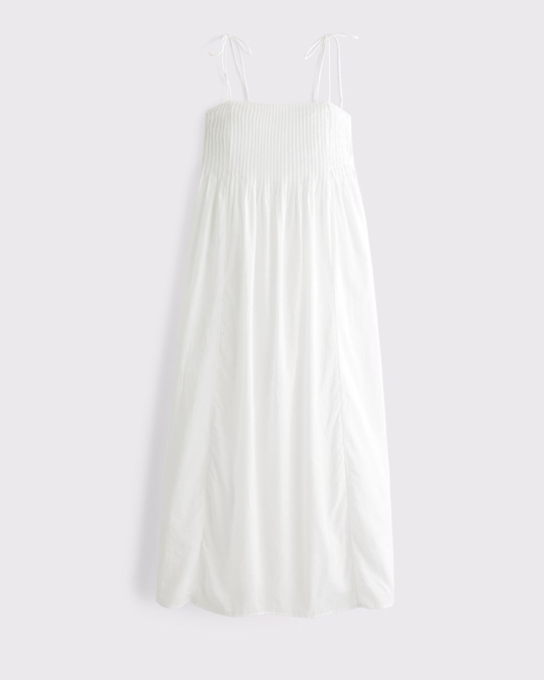 Pintuck Flowy Maxi Dress