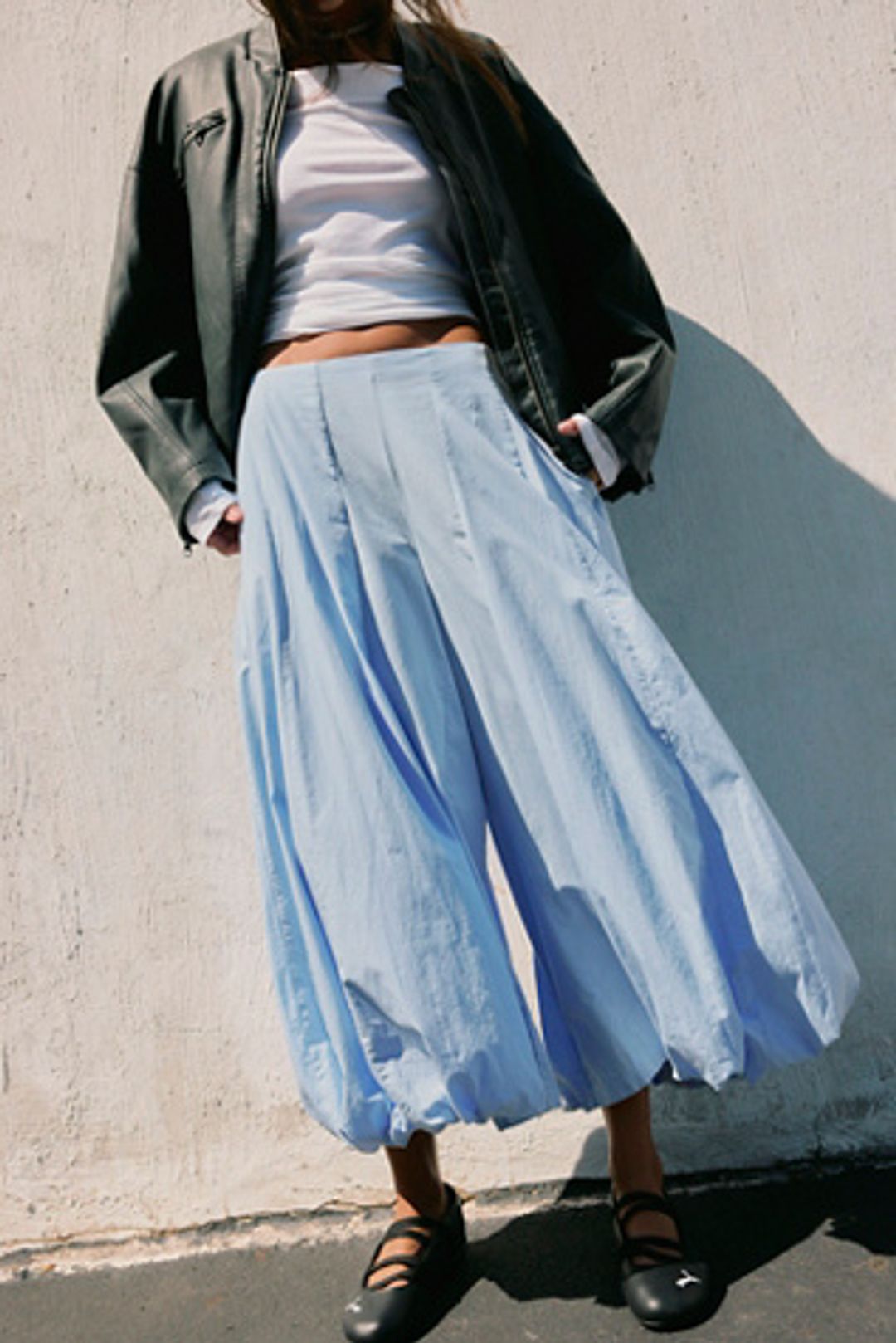 Bubble Pop Cropped Balloon Pants