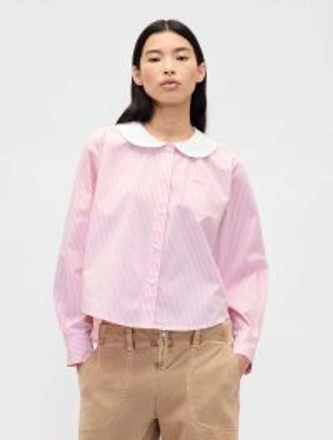 Gap × Sandy Liang Poplin Oversized Shirt