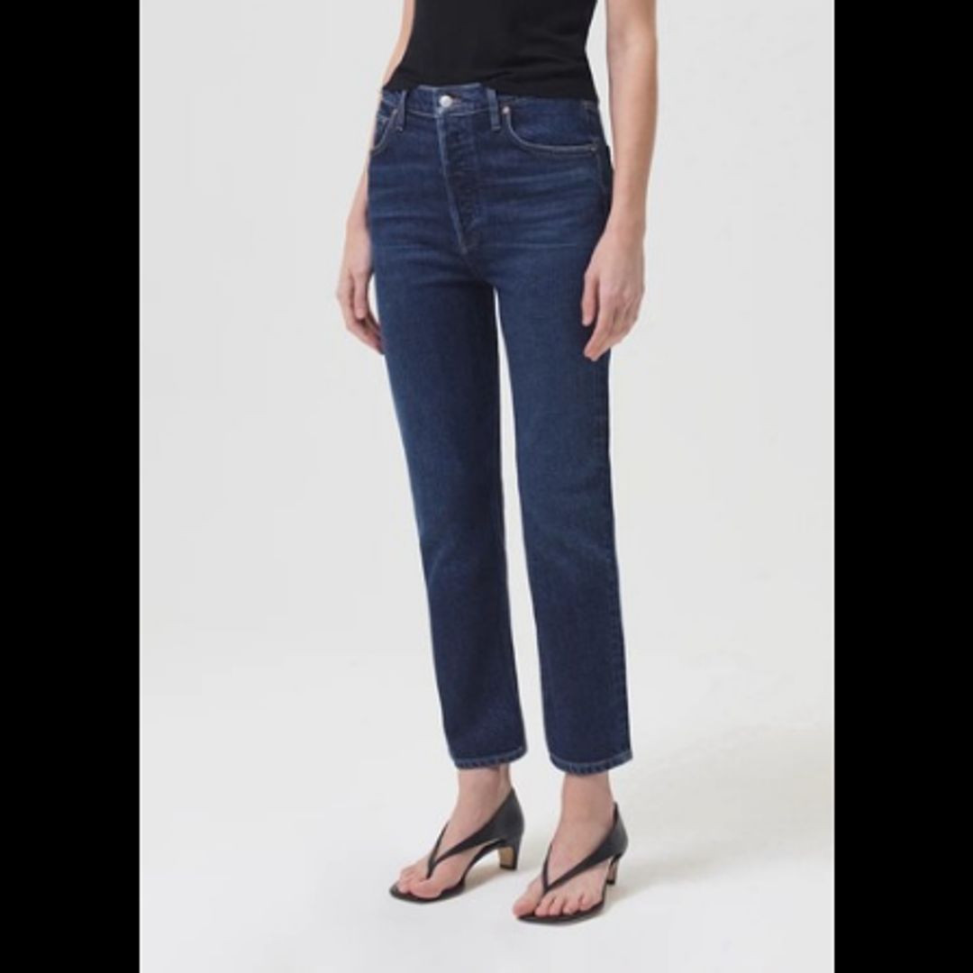 Riley High Rise Straight Crop Jeans #2