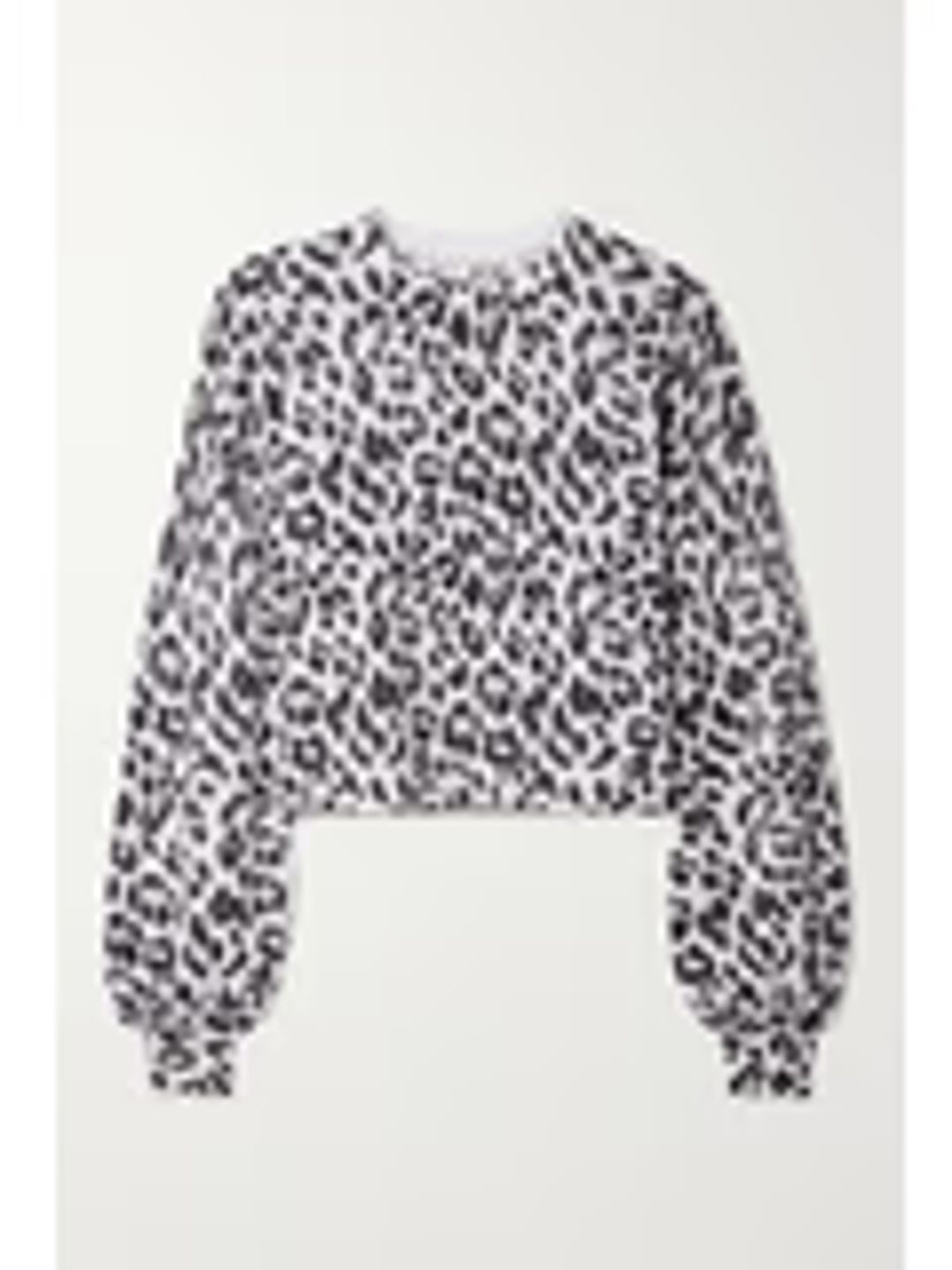 Ansley leopard-jacquard cashmere sweater