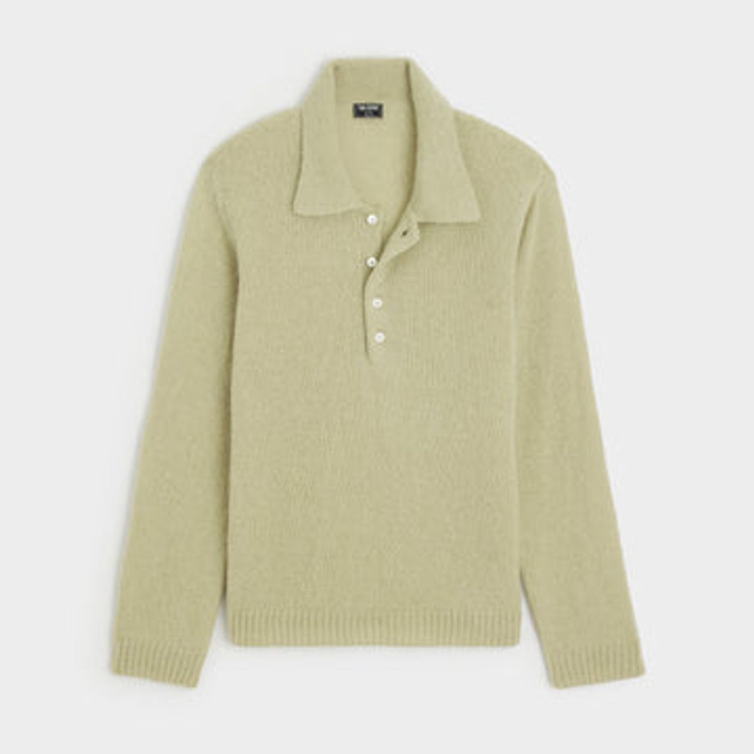 Relaxed Merino Montauk Sweater Polo #4