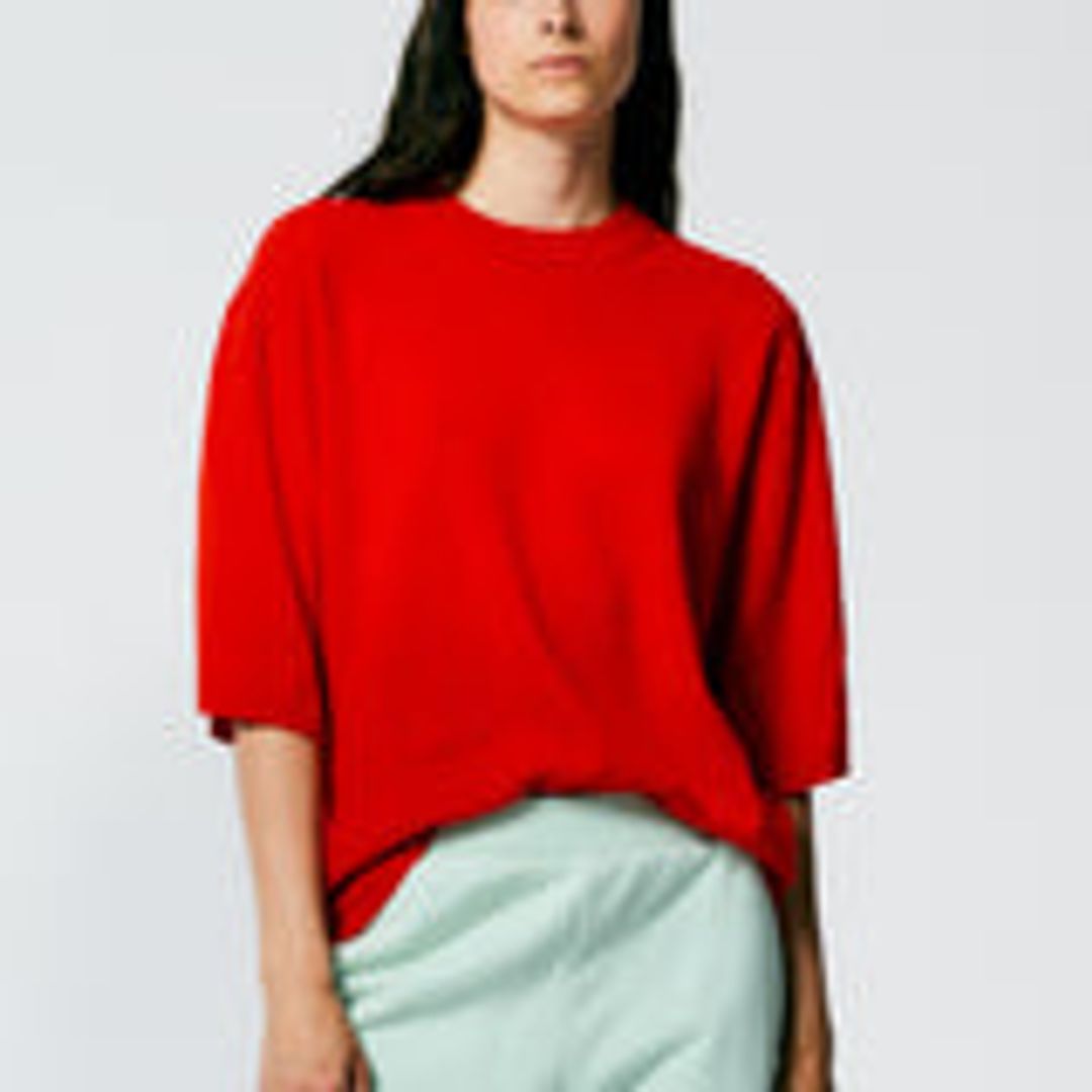 Feather Weight Cashmere Oversized Easy T-Shirt #4