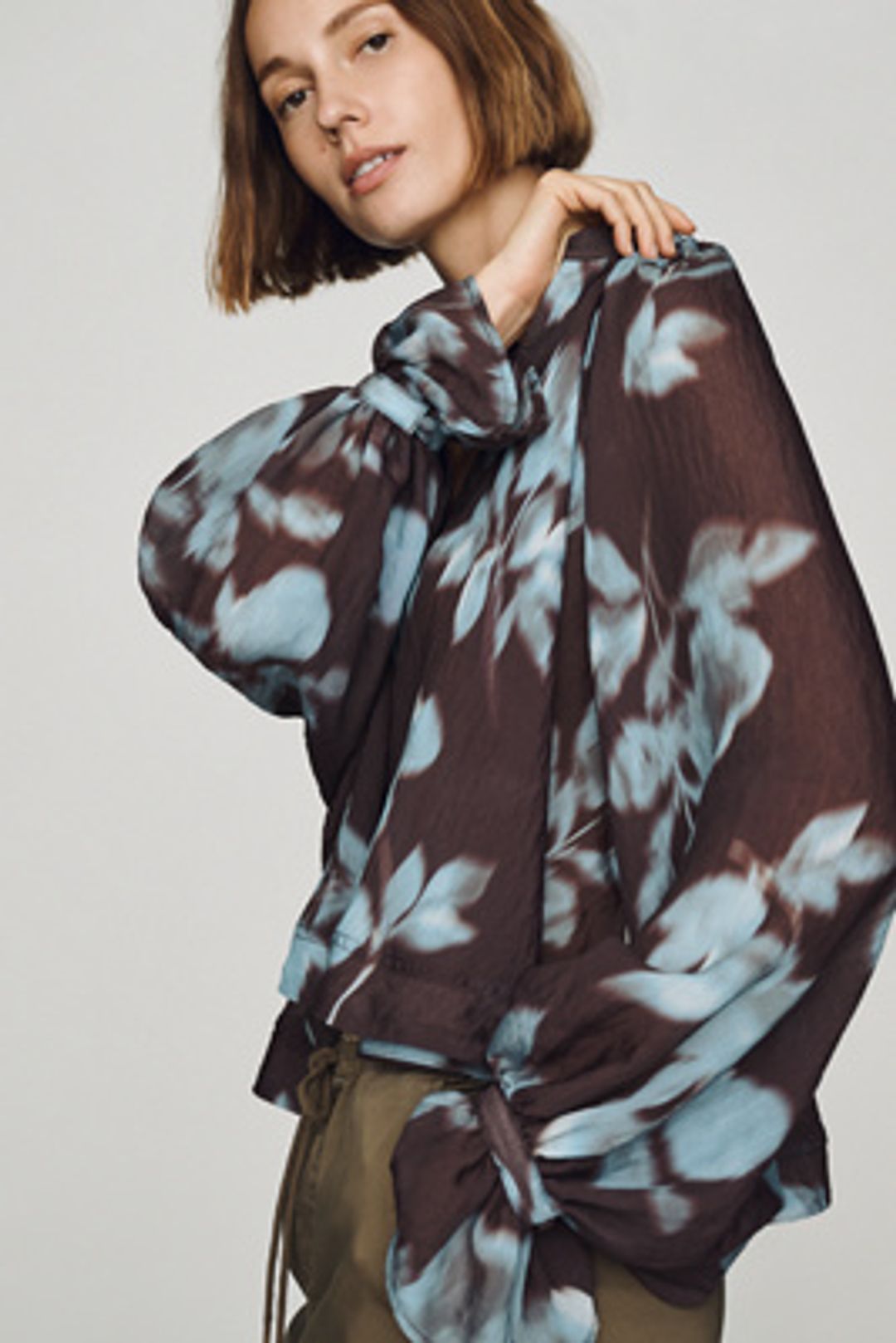 By Anthropologie Semi-Sheer Swing Blouse