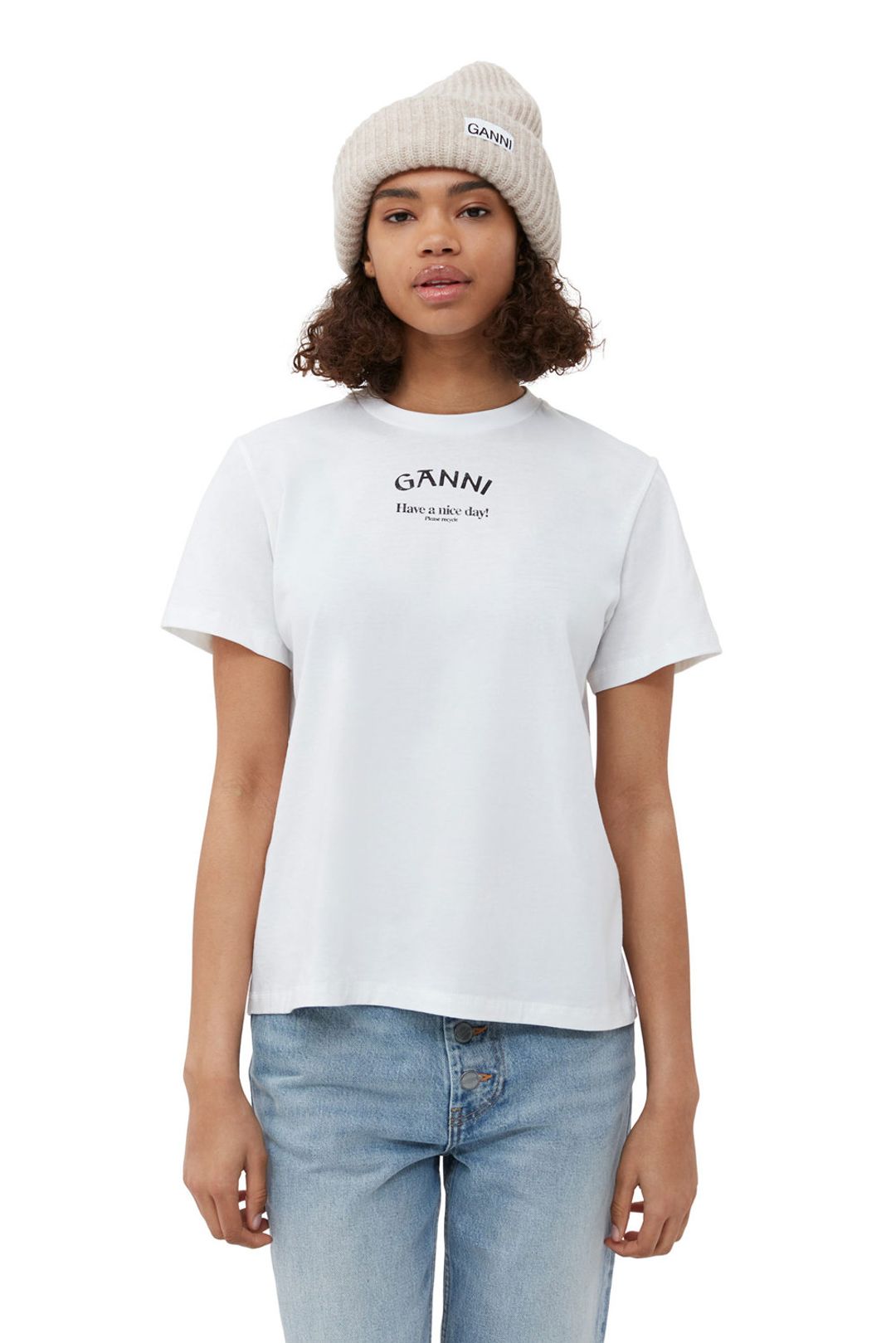 Oversized Wool Rib Knit Beanie #3