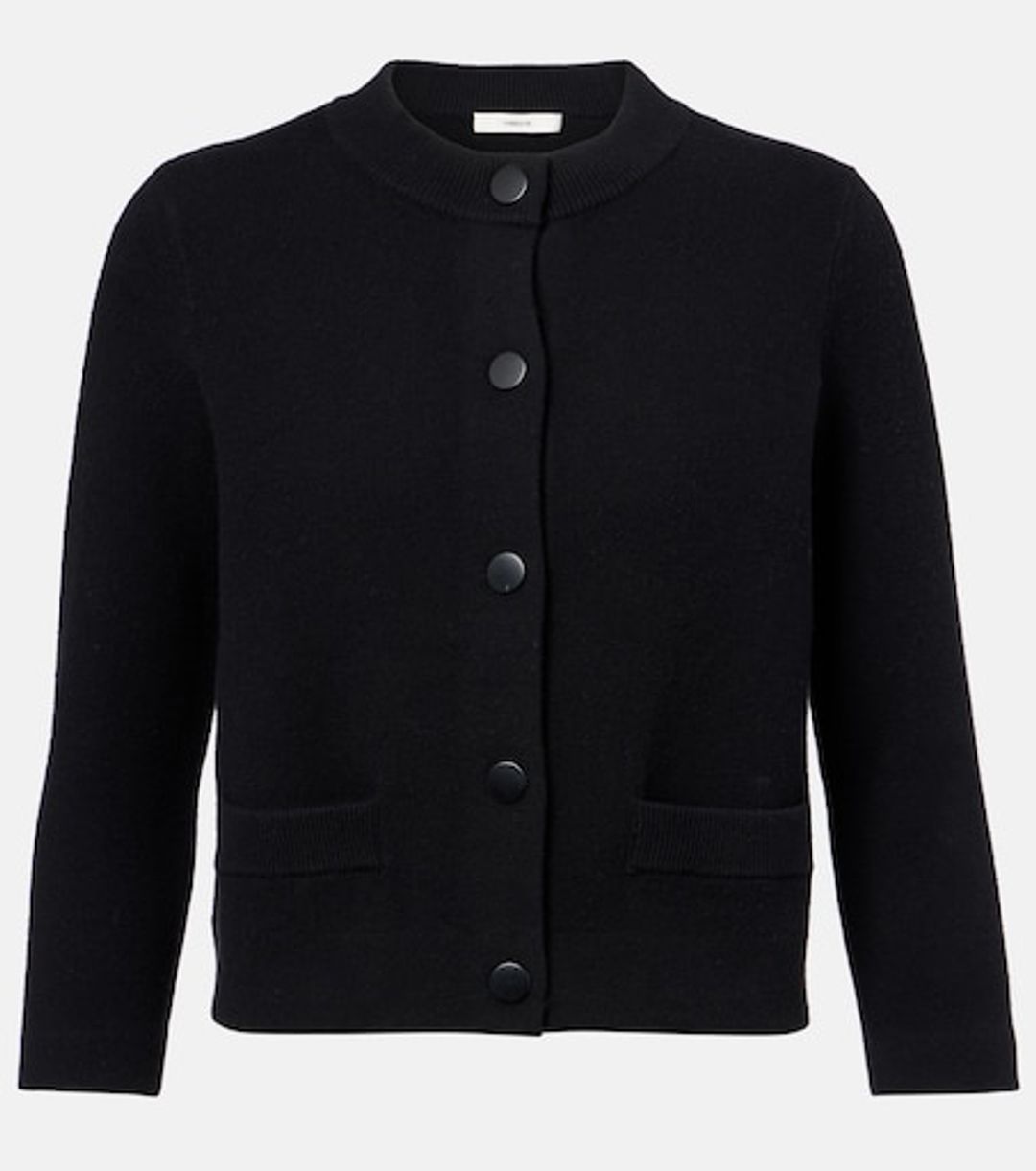 Wool and cotton-blend cardigan