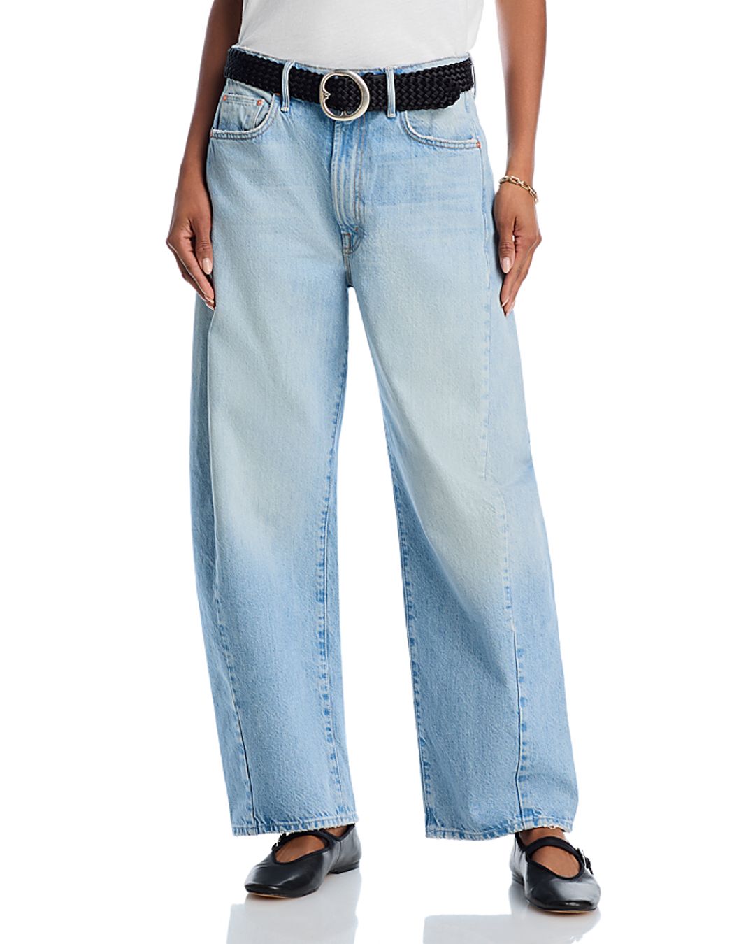 The Full-Pipe Flood high-rise tapered jeans #7
