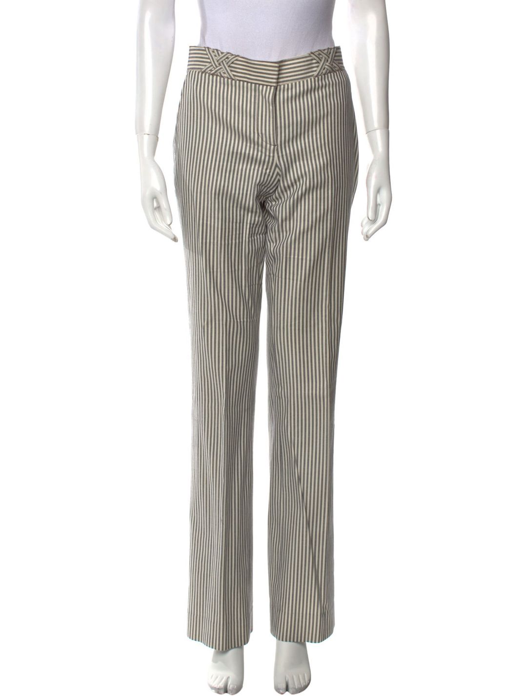 Tory Burch Striped Wide Leg Pants