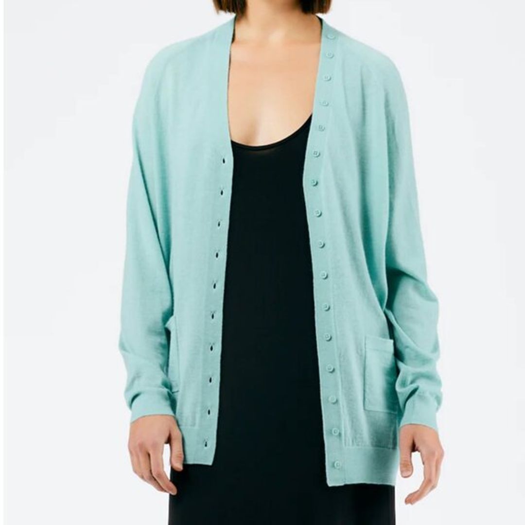Tibi Tissue Cashmere Cardigan