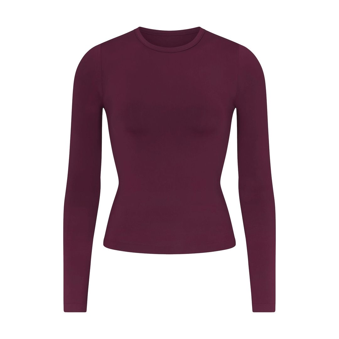 SOFT SMOOTHING SEAMLESS LONG SLEEVE T-SHIRT