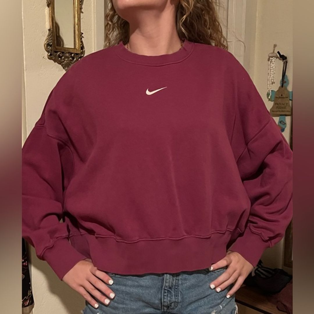 Nike sweatshirt bat-sleeve Athletic sweatshirt crew neck