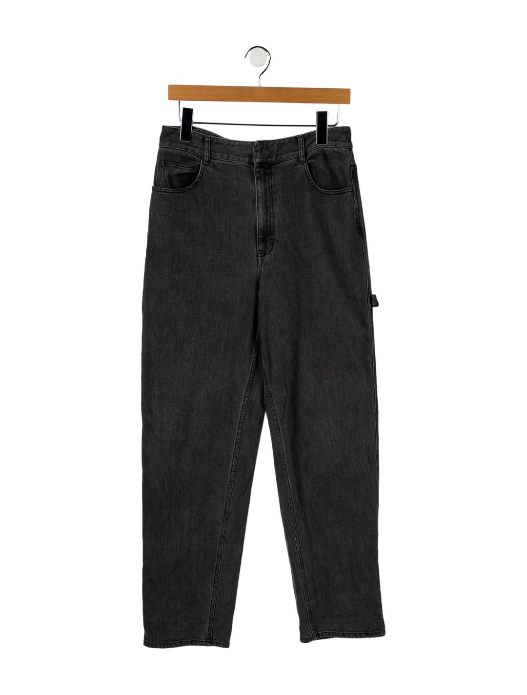 High-Rise Straight Leg Jeans