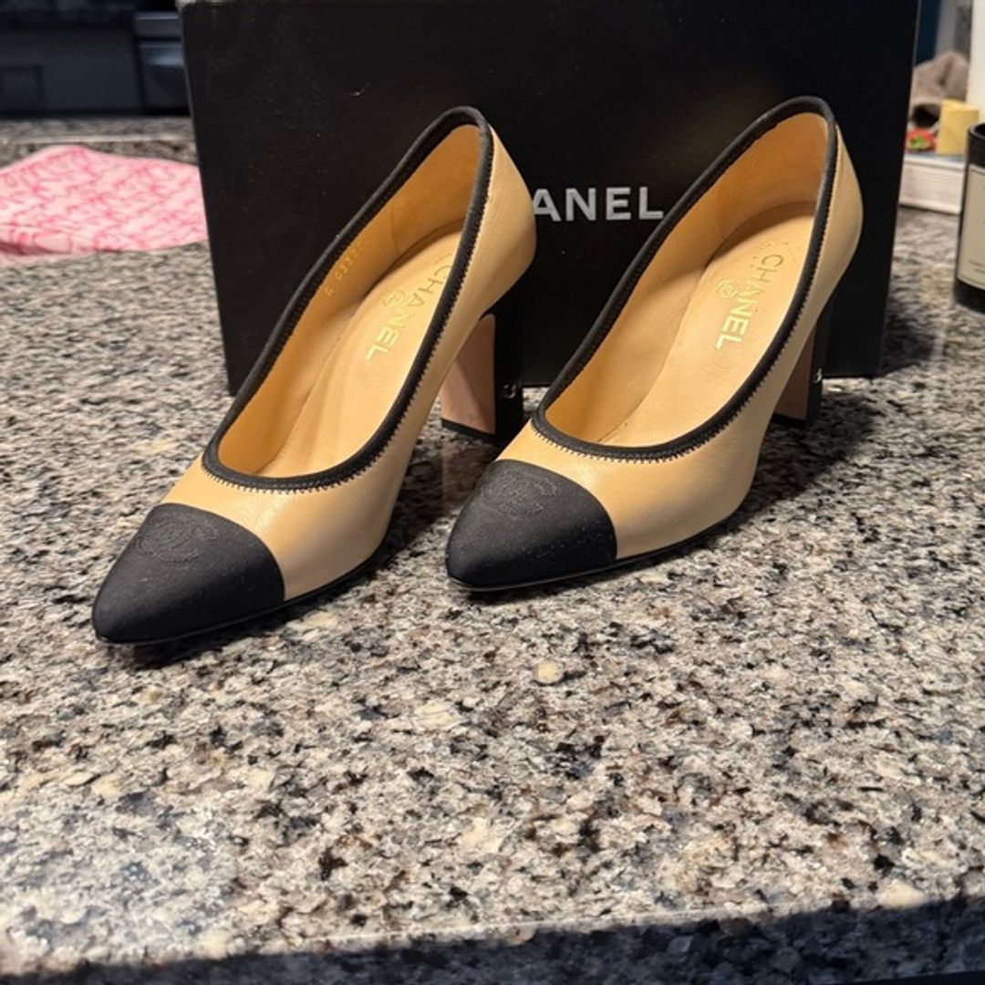 CHANEL Women's Two-Tone Heels