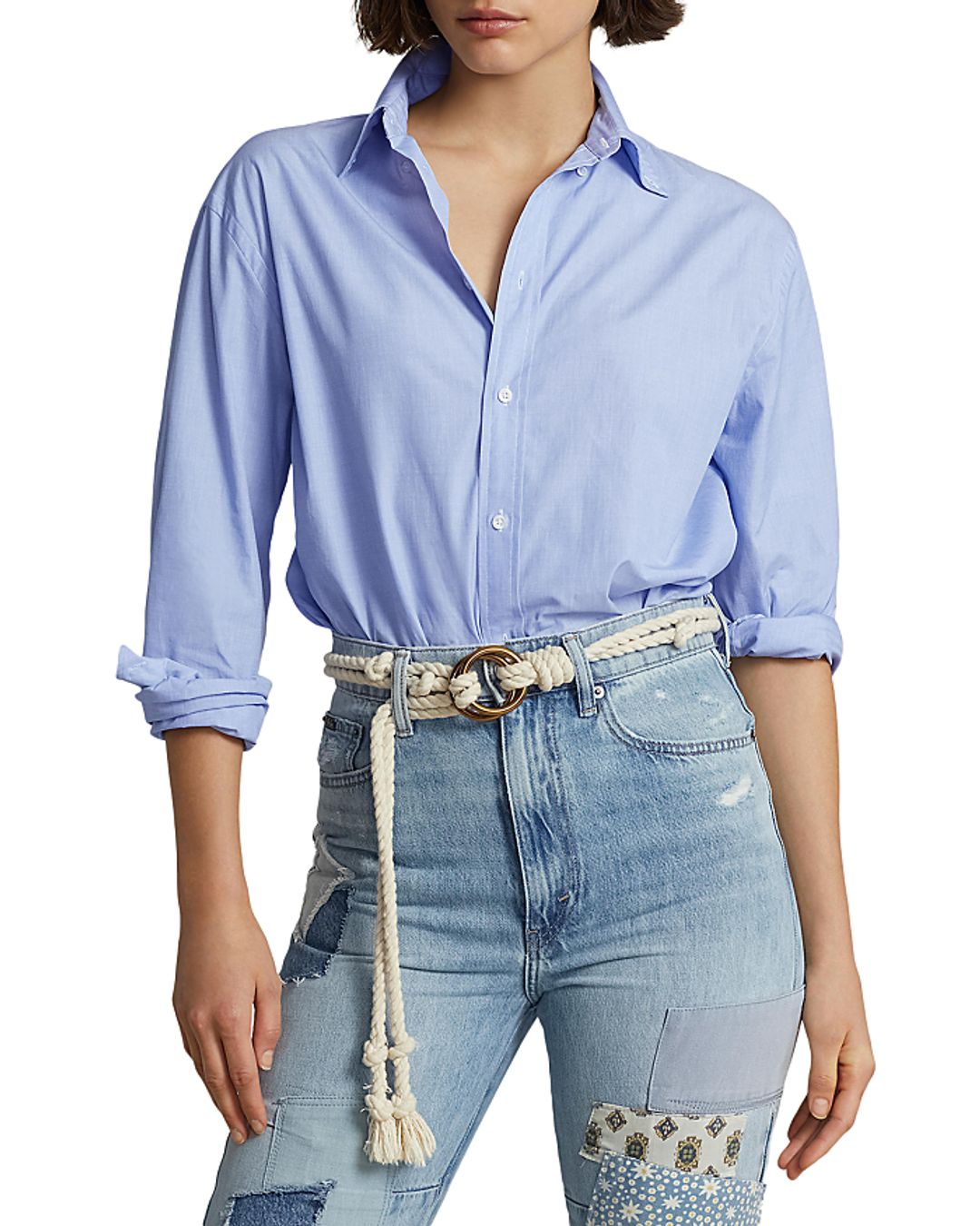 Oversized Long Sleeve Cotton Shirt