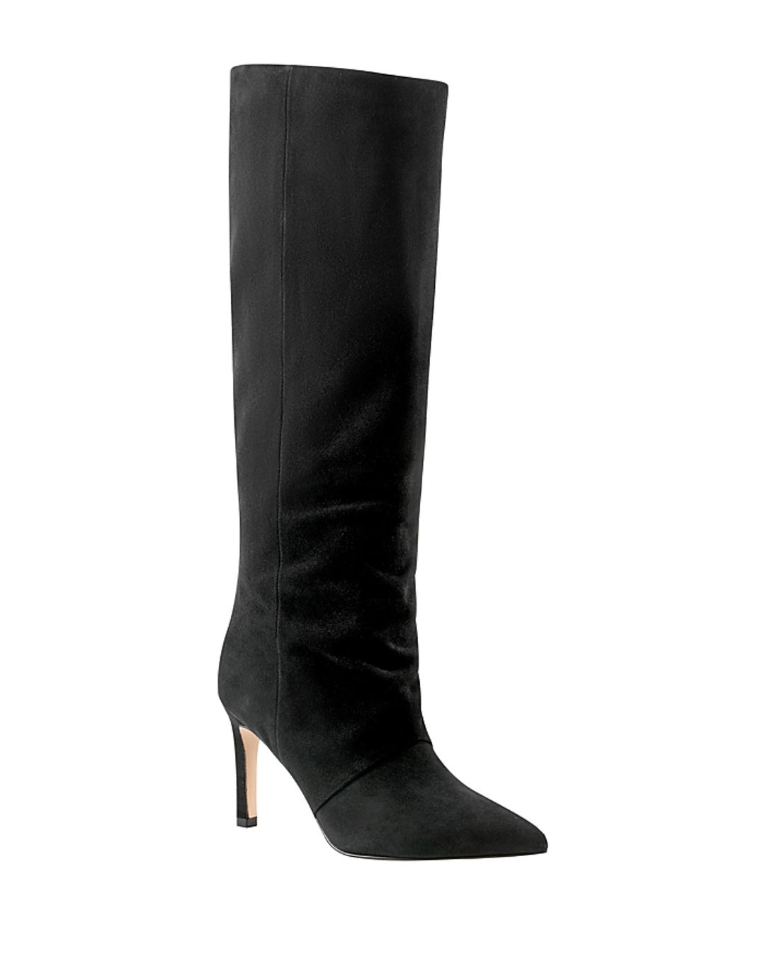 Narysa Boots in Black Suede