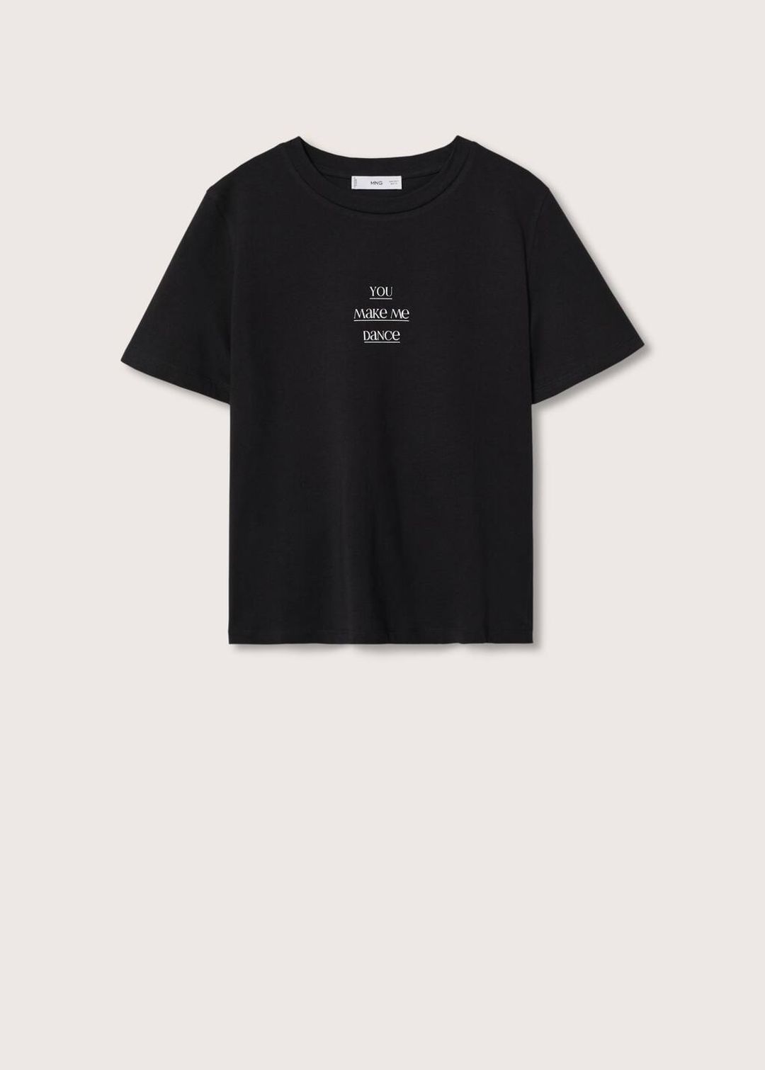 Message cotton sweatshirt