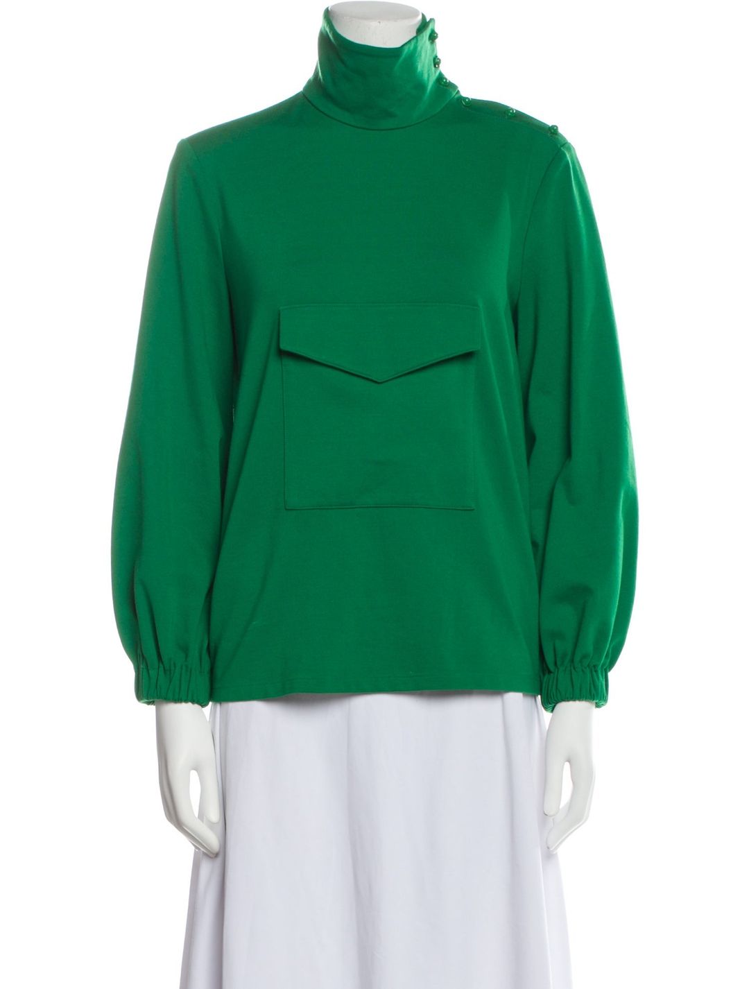 Turtleneck Long Sleeve Sweatshirt