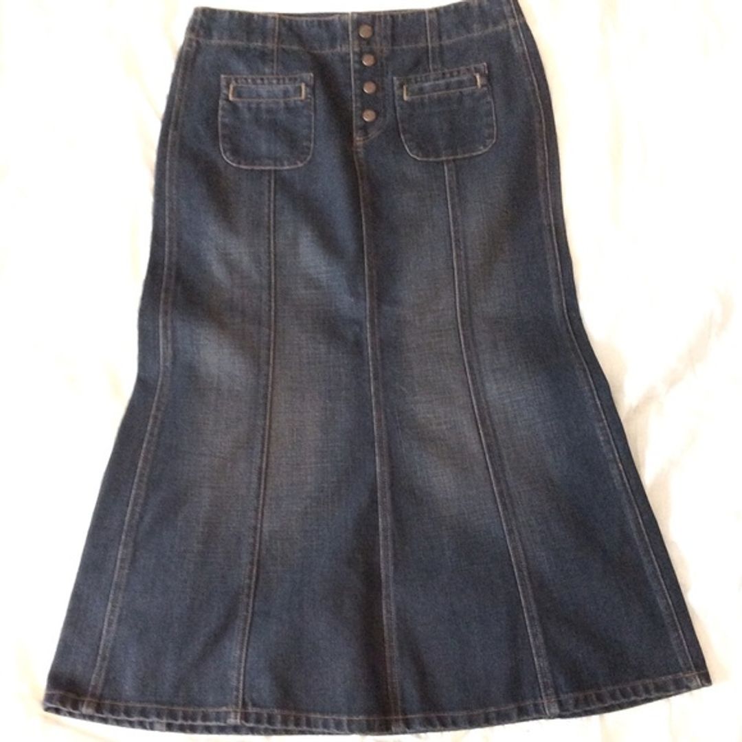 Maxi Denim Jean Skirt
