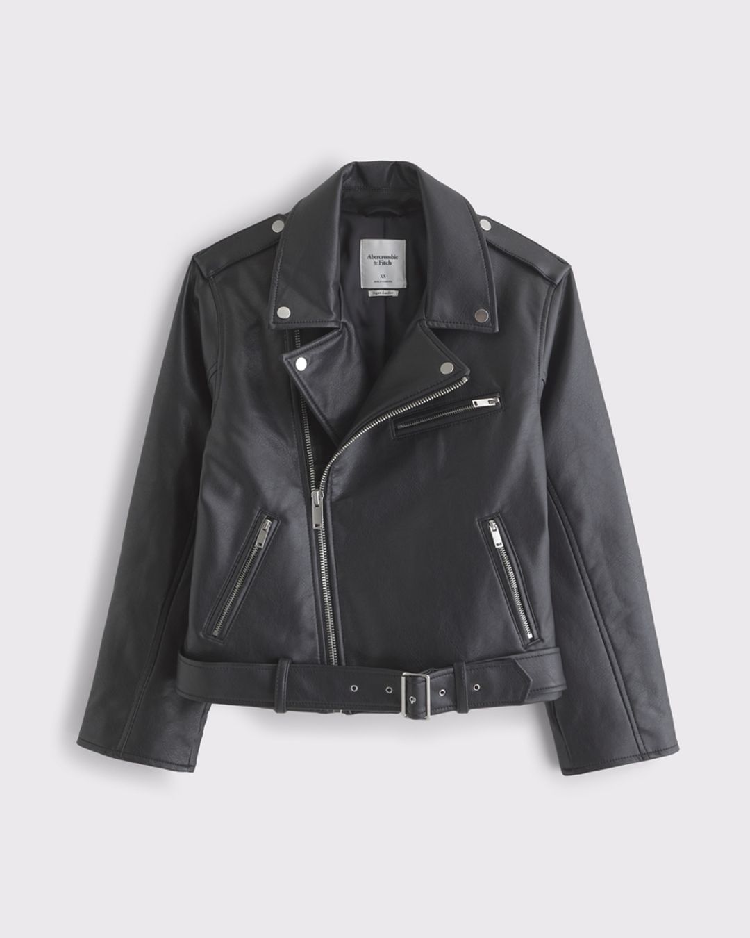 Vegan Leather Moto Jacket