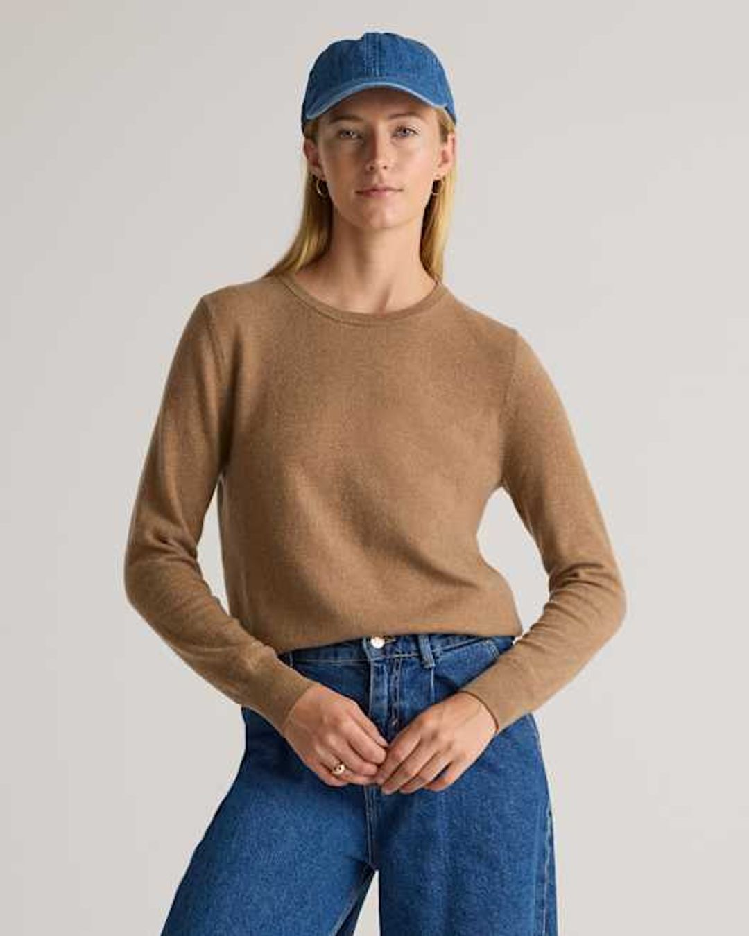 Mongolian Cashmere V-Neck Sweater #11