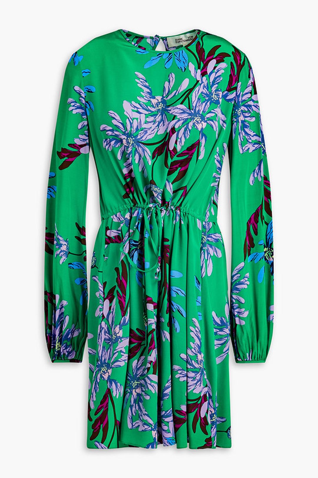 Sydney floral-print crepe mini dress