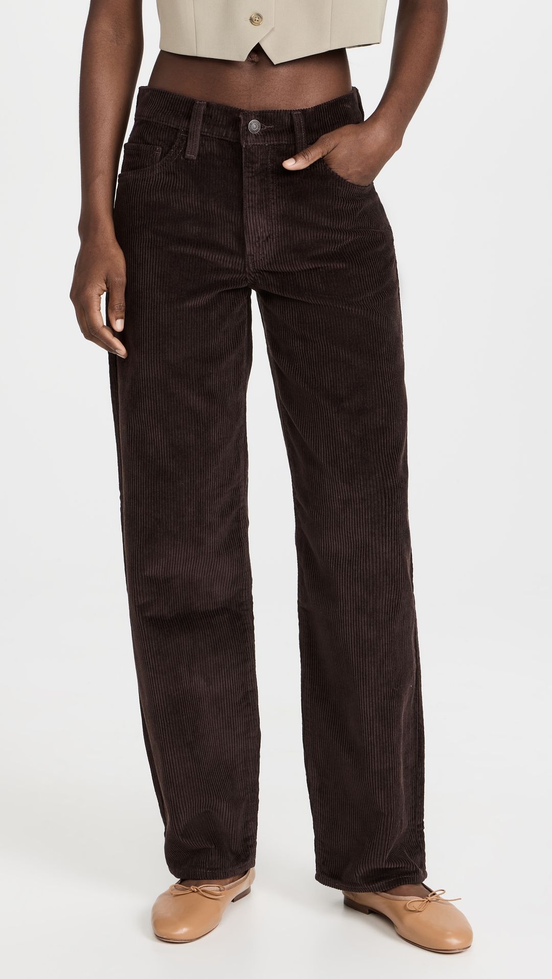 Baggy Dad Corduroy Pants