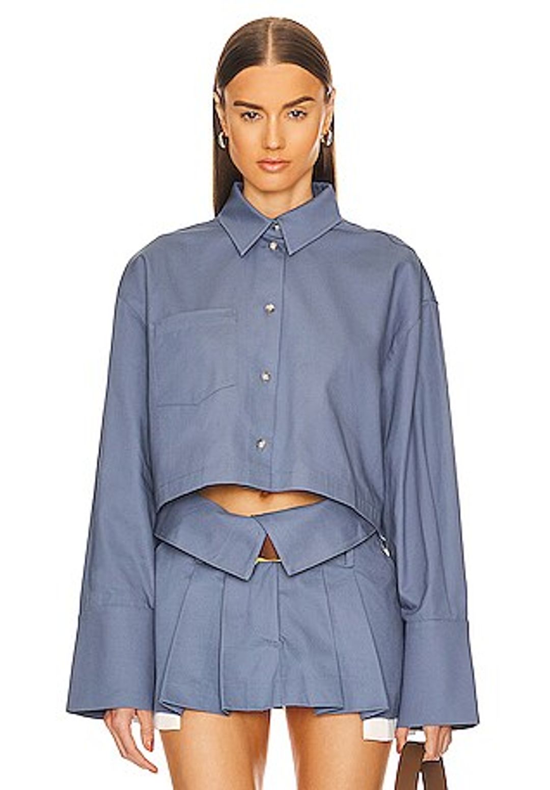 Chino Cropped Shirt #6