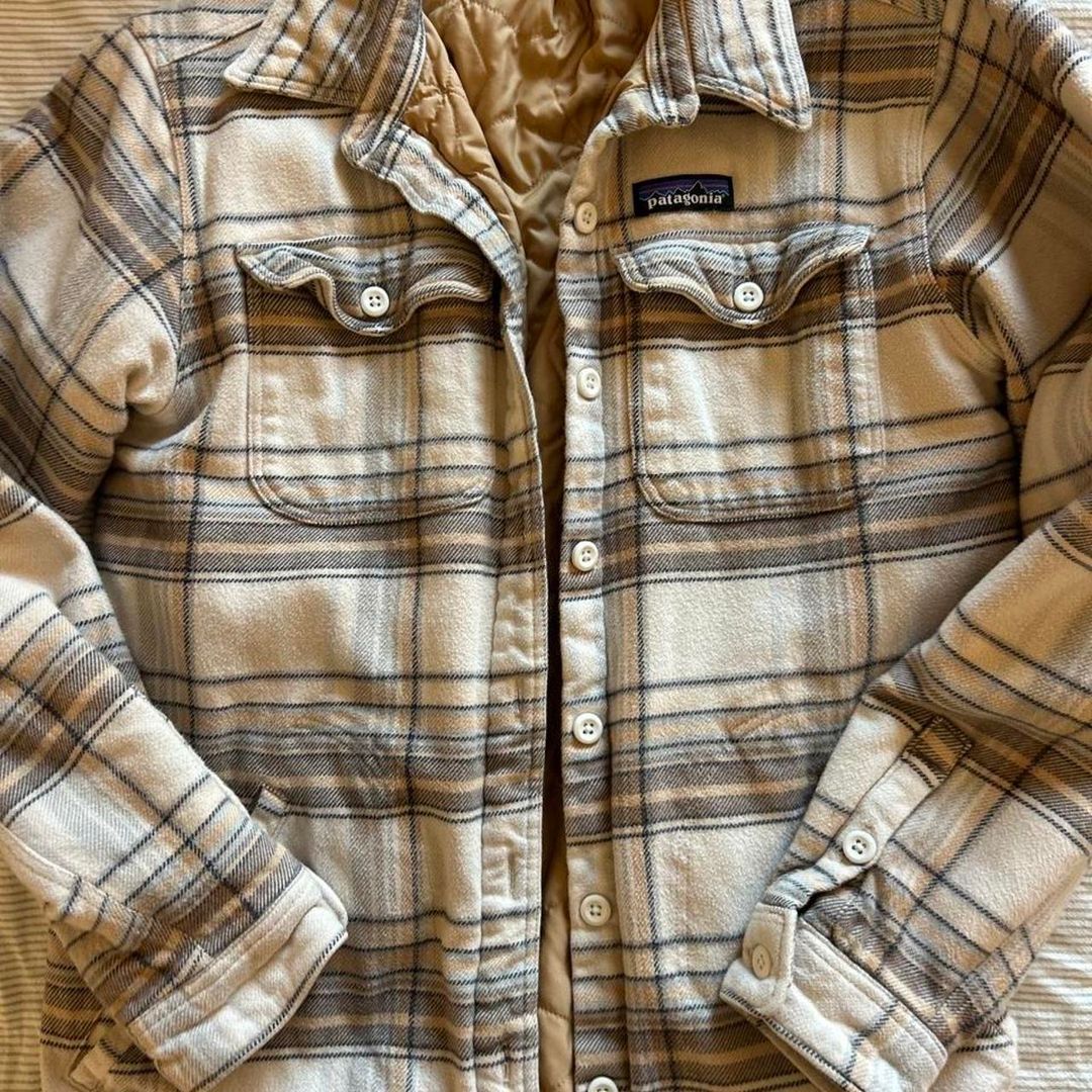 Patagonia plaid flannel jacket