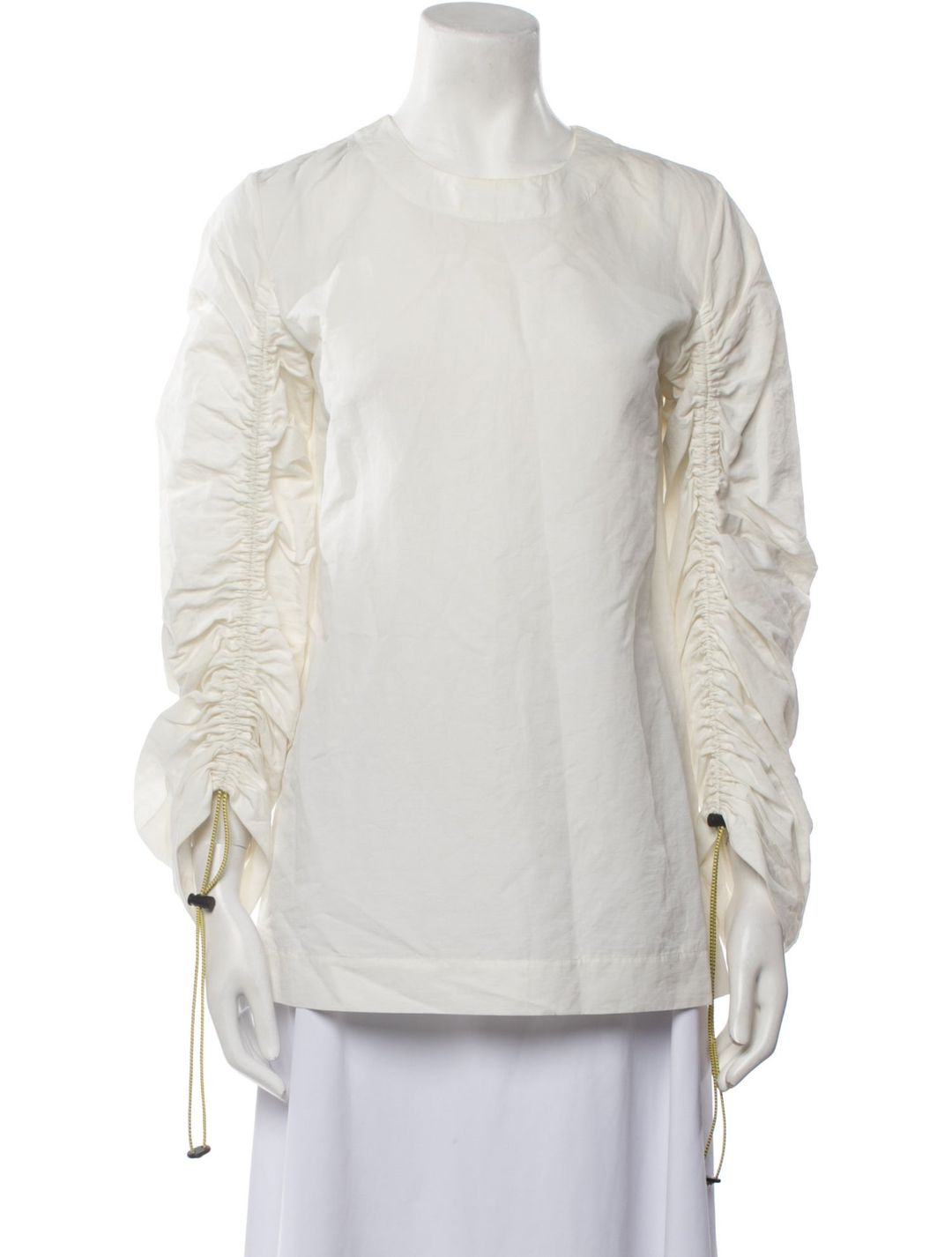 Crew Neck Long Sleeve Blouse