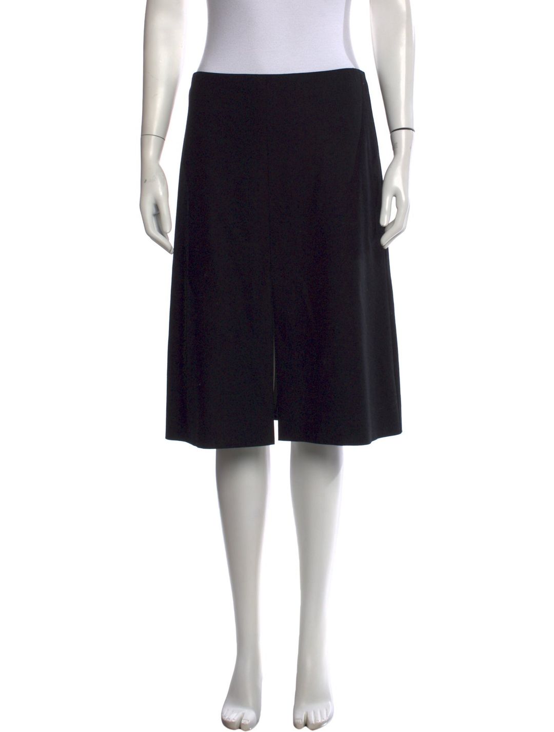 Jil Sander Virgin Wool Midi Length Skirt