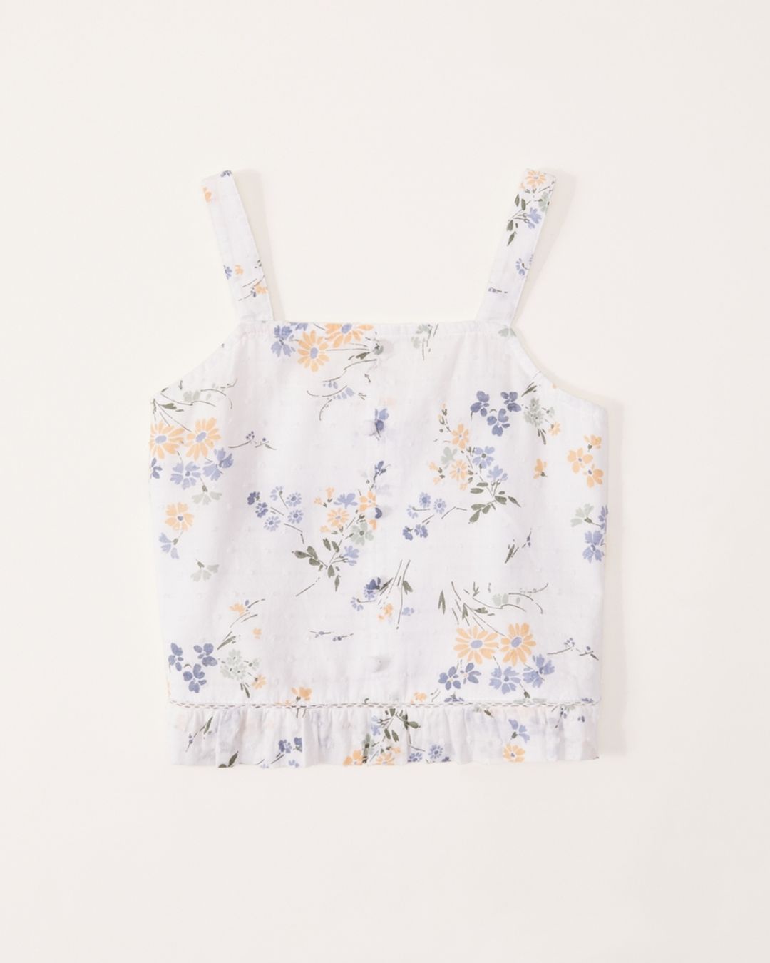 Girls textured button-through top