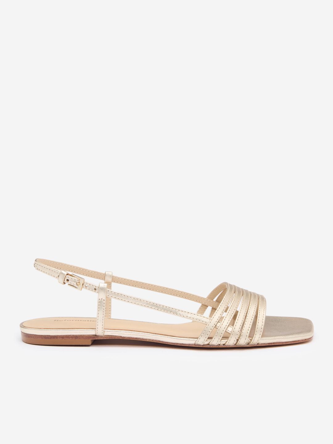 Millie Lattice Flat Sandal #2