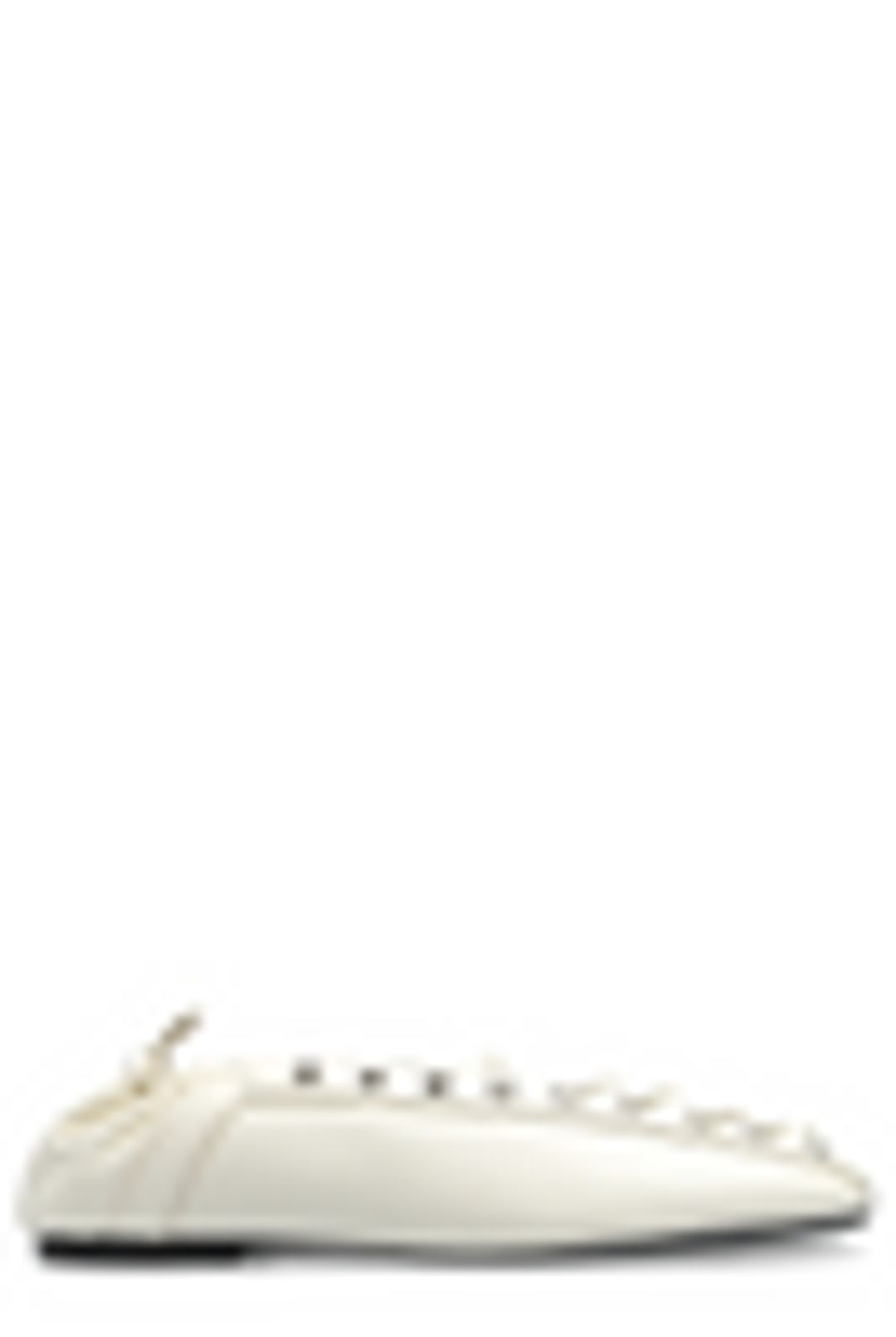 Ganni Lace-Up Ballet Shoes