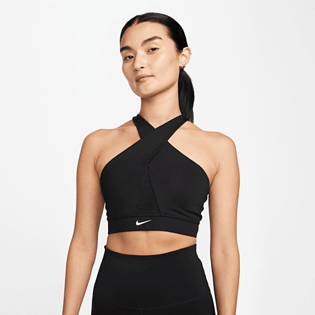 Nike Swoosh Icon Clash Wrap Sports Bra