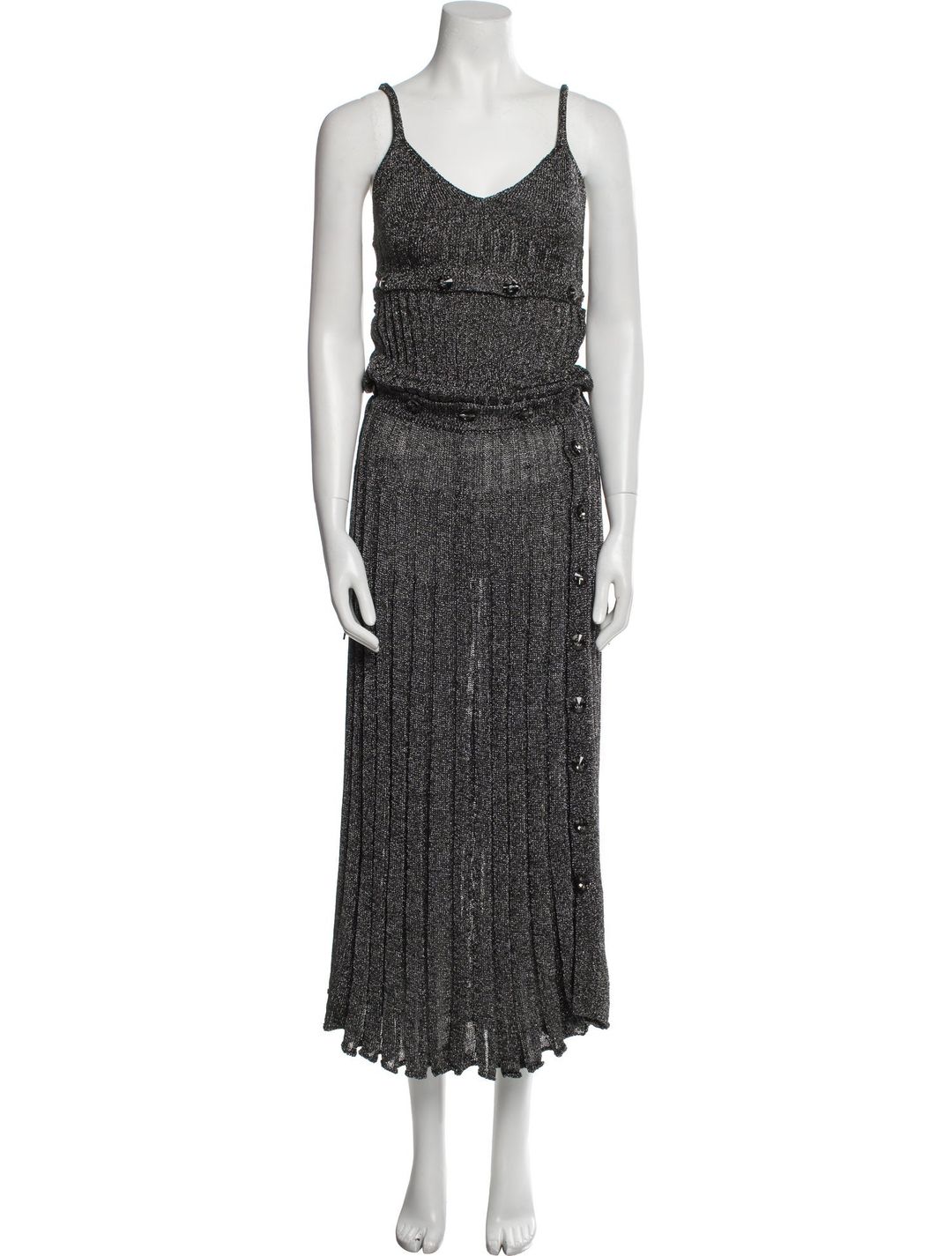 Christopher Esber V-Neck Long Dress