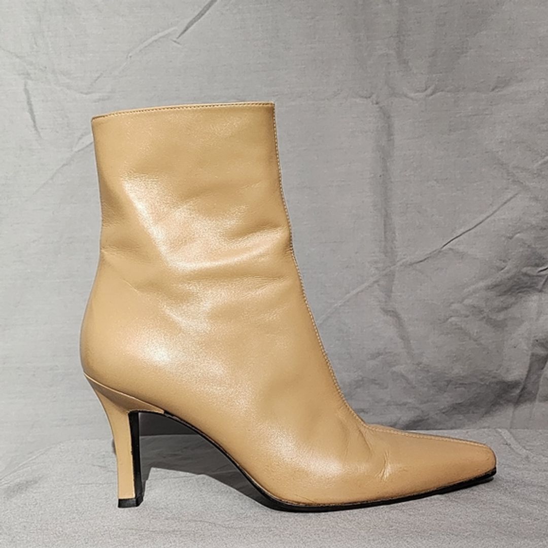 STUART WEITZMAN Leather Mid-calf Heeled Boots