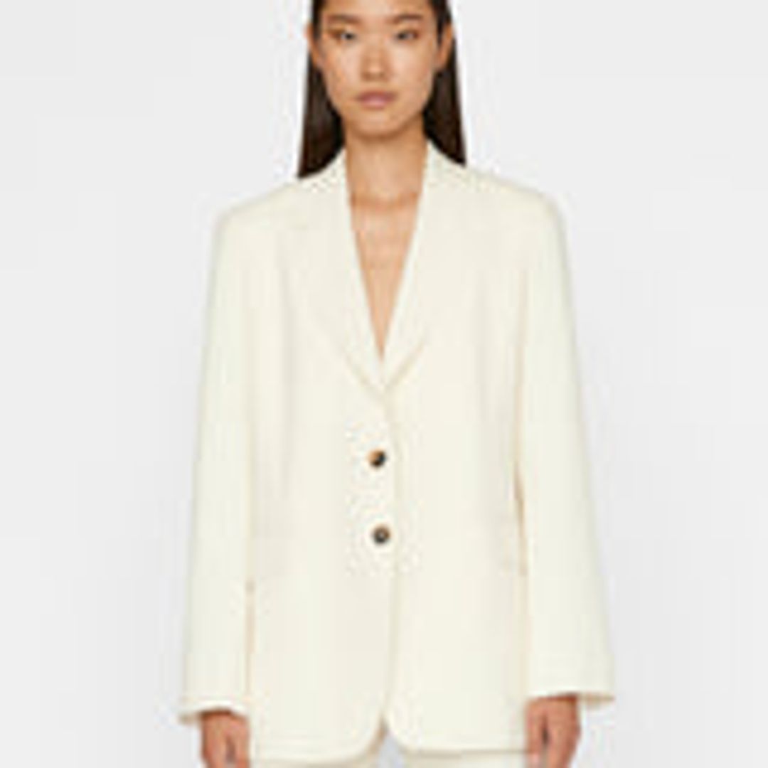Oversized Raw Edge Blazer