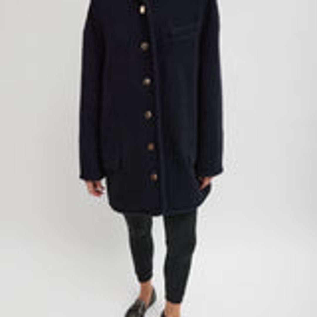Majeur Boucle Cardigan Carcoat