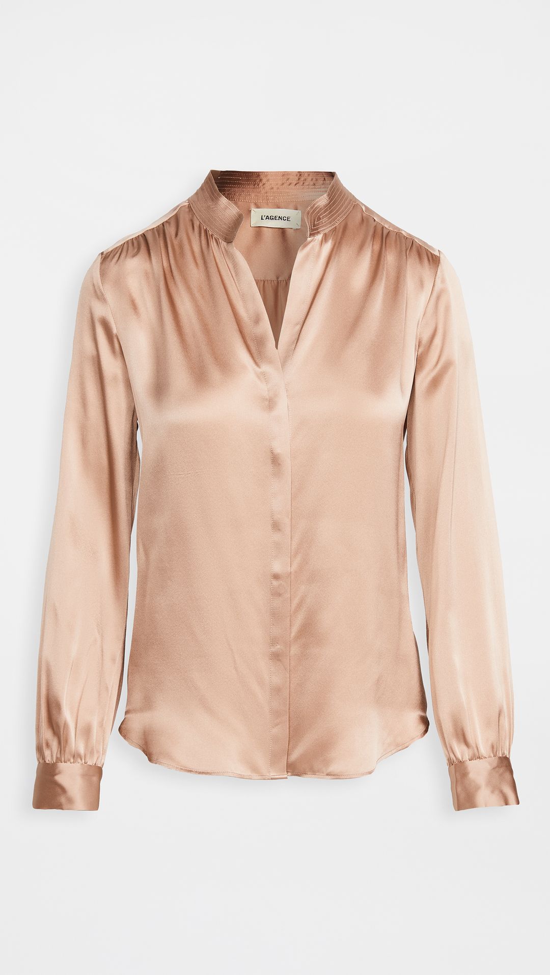 Bianca Band Collar Blouse